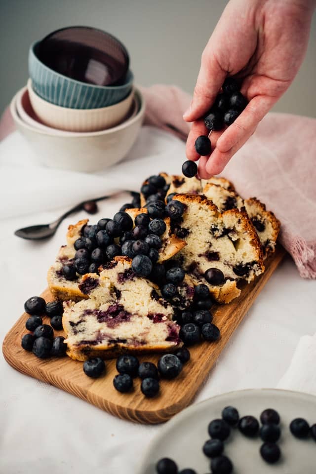 pull apart bread blåbær