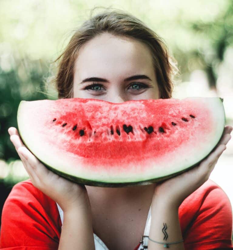 Sommerens beste tilbehør- vannmelon og feta