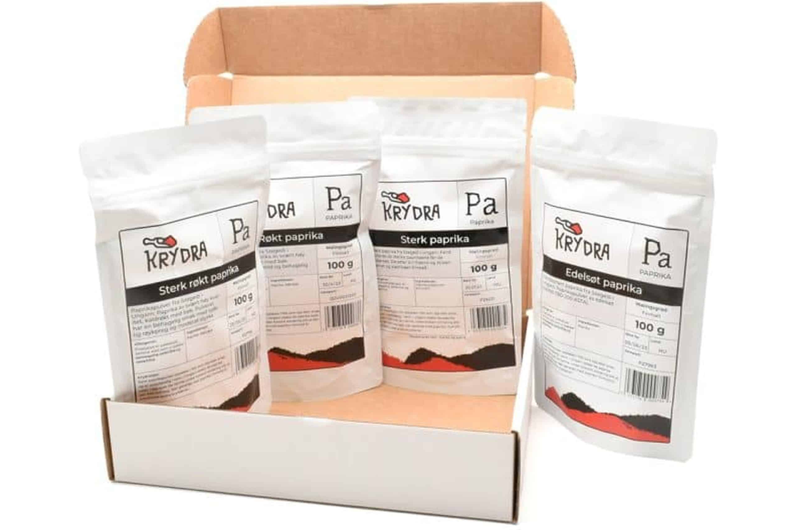 Ungarsk Paprikapakke – 4 x 100g - Krydra.no