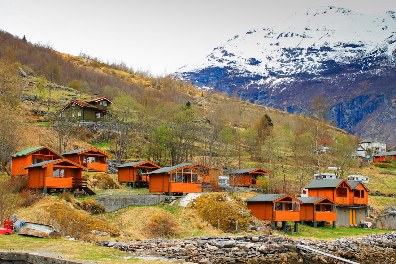 Hyttelandsby i norge