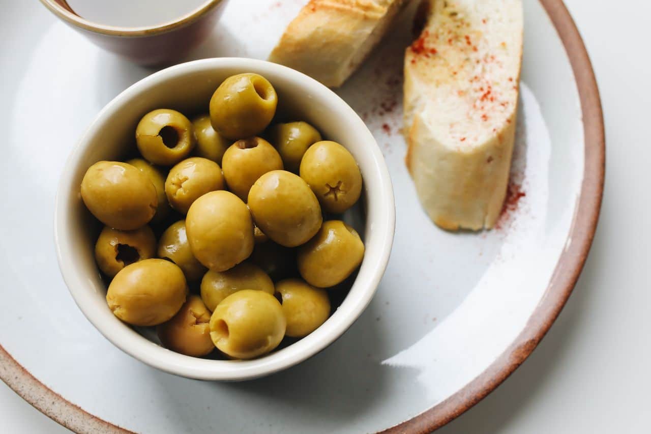 tapas med oliven